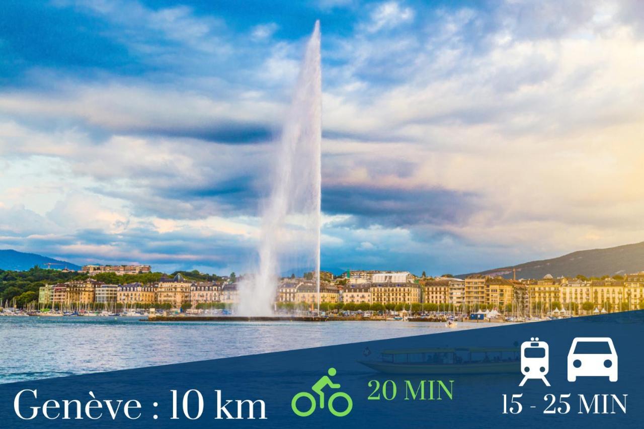 Homey Lotus Centre / Proche Gare Avec Acces A Geneve Annemasse Dış mekan fotoğraf